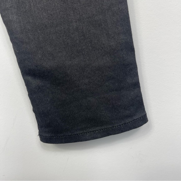 Helmut Lang Black Coated Cotton Blend Skinny Leg Jegging Jeans Pull On Pants 27 - Picture 9 of 16
